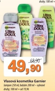 Sampon ultra doux garnier