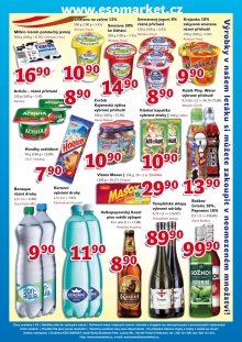 akční leták ESO MARKET 12.8.2015-23.8.2015