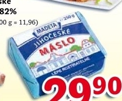 Maslo jihoceske madeta
