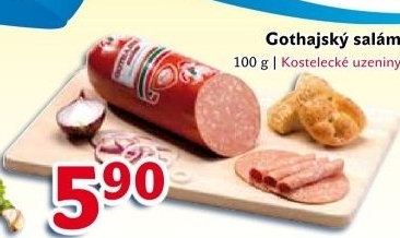 Salam gothaj kostelecke uzeniny
