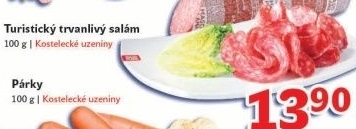 Salam turisticky kostelecke uzeniny
