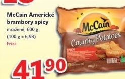 Brambory country potatoes mc cain