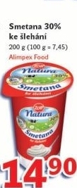 Smetana ke slehani 30 natura zott