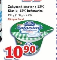 Smetana zakysana klasik kunin 12