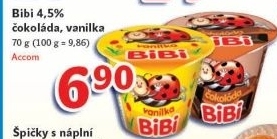 Dezert tvarohovo smetanovy bibi