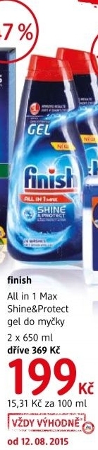 Gel do mycky max shine protect all in 1 finish