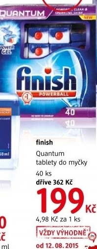 Tablety do mycky quantum finish