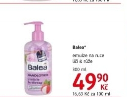 Emulze na ruce balea