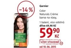 Barva na vlasy color naturals creme garnier