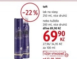 Lak na vlasy taft schwarzkopf
