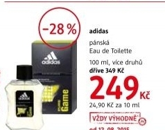 Toaletni voda panska adidas