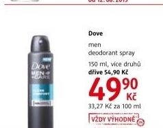 Deodorant sprej dove