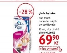 Osvezovac vzduchu one touch glade by brise napln