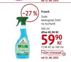 Cistic kuchyni soda frosch