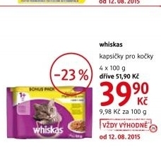 Kapsicky pro kocky whiskas