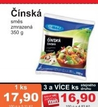 Smes zeleninova cinska mrazena nowaco