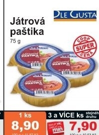 Pastika jatrova dle gusta