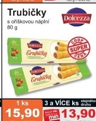 Trubicky oriskove dolcezza