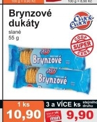 Oplatky brynzove dukatky cvack cvack