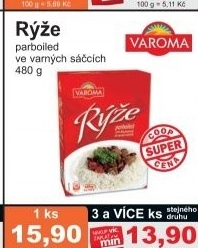 Ryze parboiled varoma
