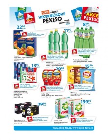 akční leták COOP 15.8.2015-31.8.2015