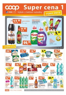 akční leták COOP 15.8.2015-31.8.2015