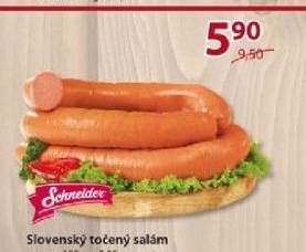 Salam slovensky toceny schneider