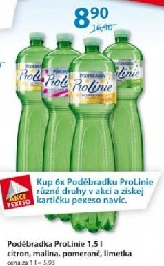 Voda prolinie podebradka
