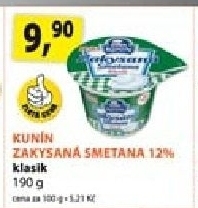 Smetana zakysana klasik kunin 12