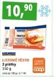 Testo listove mrazene dle gusta