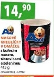 Knedlicky masove pro psy axi