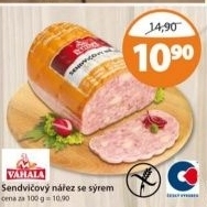 Narez sendvicovy se syrem vahala