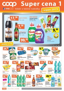 akční leták COOP 19.8.2015-25.8.2015