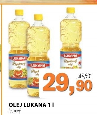 Olej repkovy lukana