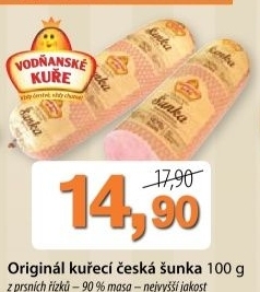 Sunka ceska original nejvyssi jakosti vodnanske kure