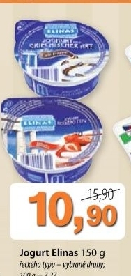 Jogurt recky ochuceny elinas