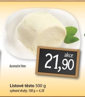 Testo listove