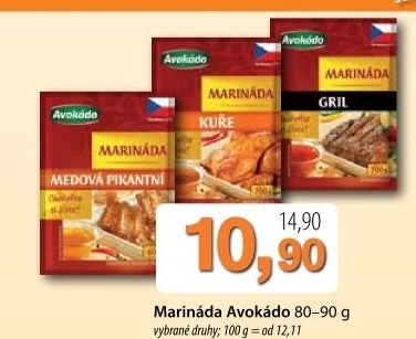 Marinada avokado