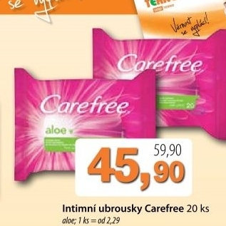 Intimni ubrousky carefree