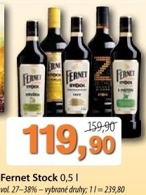Liker bylinny fernet stock