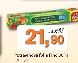 Folie potravinova fino