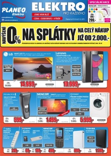akční leták Planeo Elektro 19.8.2015-25.8.2015