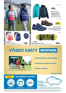akční leták Decathlon 21.8.2015-30.9.2015