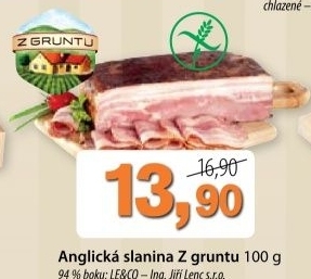 Slanina anglicka z gruntu