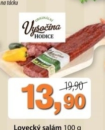 Salam lovecky vysocina hodice