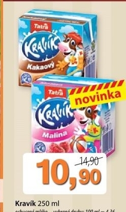 Napoj mleko ochucene kravik tatra