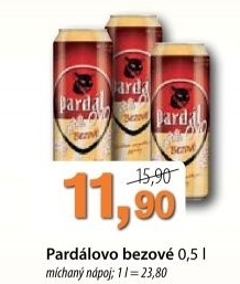Pivo ochucene bezove pardalovo