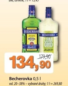 Liker bylinny becherovka