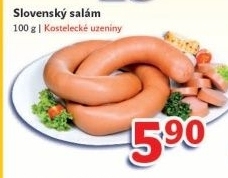Salam slovensky toceny kostelecke uzeniny