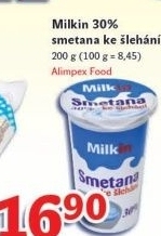 Smetana milkin 30